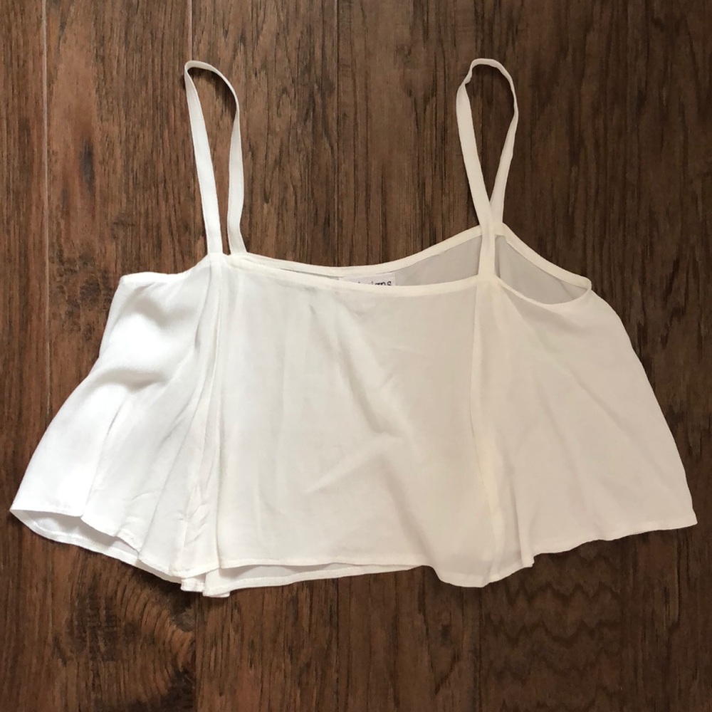 White Crop Top